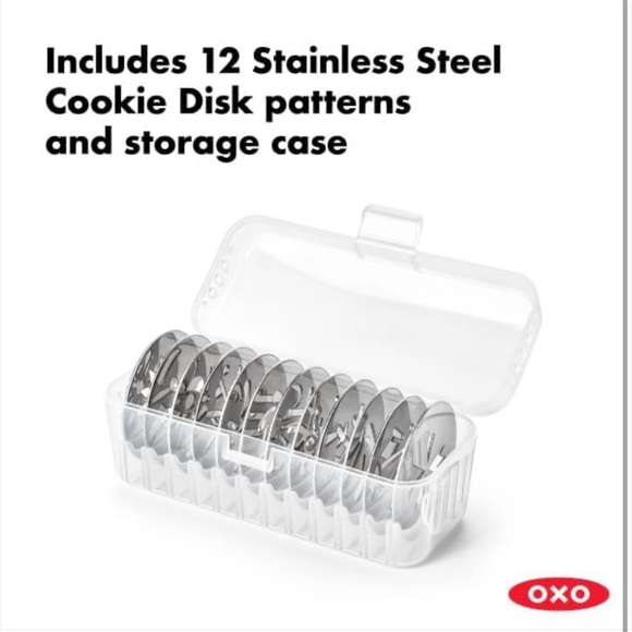 OXO Good Grips 12-Piece Cookie Press Set - Picture 6 of 11